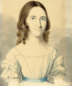 Een portret van Christina Georgina Rossetti