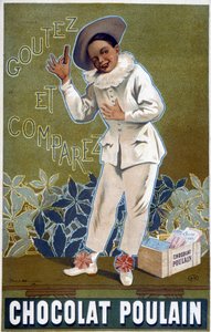 Reclame van Chocolat Poulain: Proef en Vergelijk. Door Fermin Bouisset door Firmin Bouisset