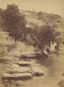 [Strand, Klif en Waterfrontcafé]. door Firmin Eugène Le Dien