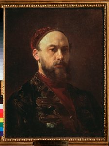 Zelfportret door Firs Sergeevich Zhuravlev