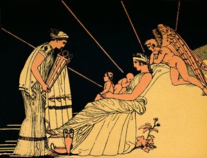 De verjaardagscadeaus van Phoebus door Flaxman