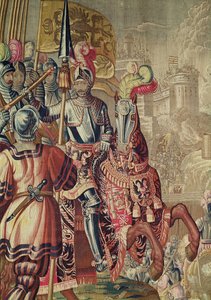 (detail) Karel V door Flemish School