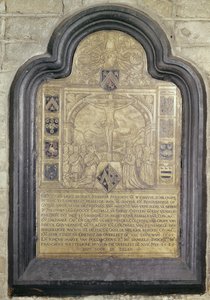 Epitaaf van Francois van Wychhuus, eind zestiende eeuw door Flemish School