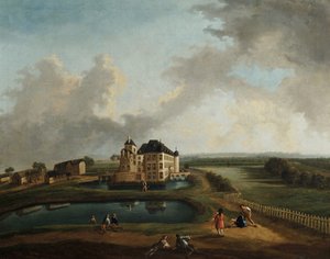 Vlaams kasteel door Flemish School
