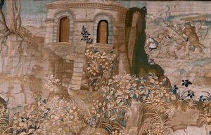 Hercules vangt Cerberus door Flemish School