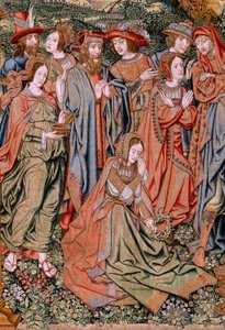 De Passie van Christus. De Kruisafneming door Flemish School