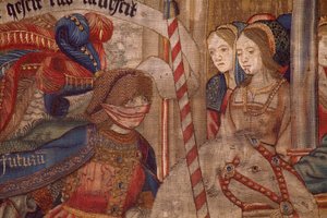 Triomf van de tijd. Detail. door Flemish School