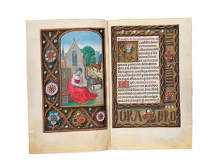 Folios uit het Rothschild Getijdenboek, Gent of Brugge door Flemish School