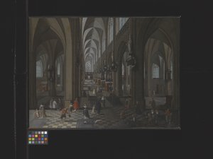 Interieur Van De Kathedraal Van Antwerpen door Flemish School