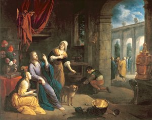 Jezus bij het Huis van Martha en Maria