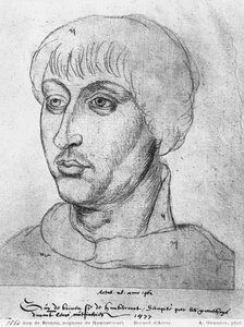 Ms 266 fol.214 Guy de Brimeu, Heer van Humbercourt, uit 