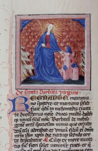 Pagina uit de Legenda Aurea, Brugge, ca. 1400-10 door Flemish School