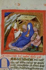 Pagina uit de Legenda Aurea, Brugge, ca. 1400-10 door Flemish School
