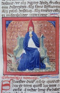 Pagina uit de Legenda Aurea, Brugge, ca. 1400-10