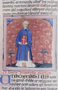 Pagina uit de Legenda Aurea, Brugge, ca. 1400-10