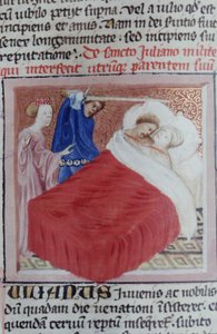 Pagina uit de Legenda Aurea, Brugge, ca. 1400-10 door Flemish School