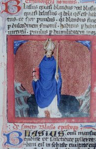 Pagina uit de Legenda Aurea, Brugge, ca. 1400-10 door Flemish School