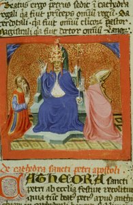 Pagina uit de Legenda Aurea, Brugge, ca. 1400-10