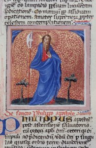 Pagina uit de Legenda Aurea, Brugge, ca. 1400-10 door Flemish School