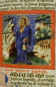 Pagina uit de Legenda Aurea, Brugge, ca. 1400-10 door Flemish School