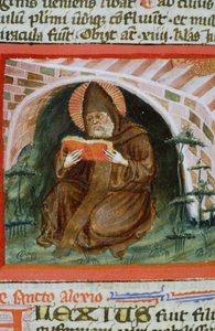Pagina uit de Legenda Aurea, Brugge, ca. 1400-10 door Flemish School