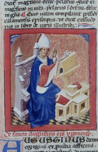 Pagina uit de Legenda Aurea, Brugge, ca. 1400-10 door Flemish School