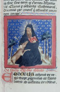 Pagina uit de Legenda Aurea, Brugge, ca. 1400-10