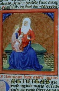 Pagina uit de Legenda Aurea, Brugge, ca. 1400-10