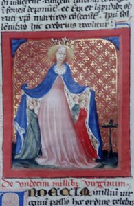 Pagina uit de Legenda Aurea, Brugge, ca. 1400-10 door Flemish School