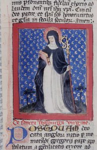 Pagina uit de Legenda Aurea, Brugge, ca. 1400-10