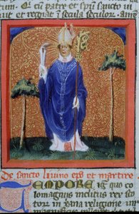 Pagina uit de Legenda Aurea, Brugge, ca. 1400-10