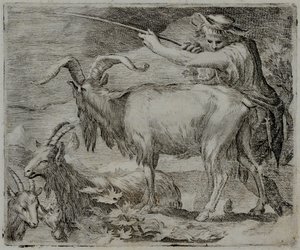 Oude Meester Gravure door Flemish School