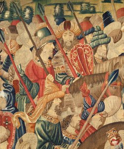 De verovering van Tanger (detail) door Flemish School