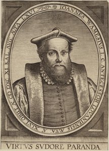 Portret van Jan Wamesius door Flemish School