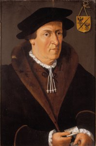 Portret van Jan de Fevere, ca.1540-59 door Flemish School