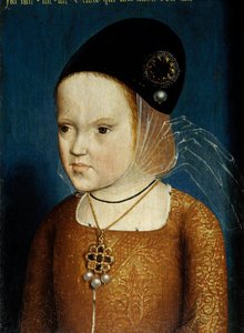 Portret van Margarita van Oostenrijk (1480-1532) dochter van keizer Maximiliaan, 3 jaar en 3 maanden oud in april 1483 later vrouw van de Infant Dom Juan, prins van de Asturië dan Filibert de Schone, hertog van Savoye en gouvernante van de Nederlanden. An door Flemish School