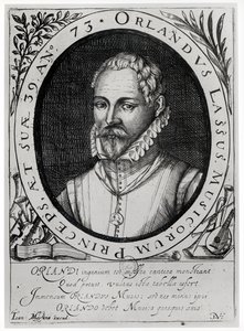 Portret van Roland de Lassus (1532-94) door Flemish School