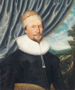 Portret van Sir Giles Allington, c.1620 door Flemish School