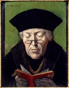 Portret van Thomas More (1478-1535), humanist door Flemish School