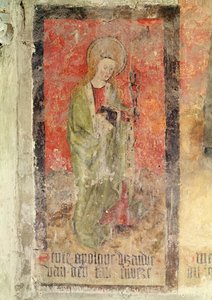 St. Apollonia, muurschildering uit de crypte, c.1480-1540