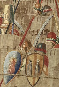 Tapijt met de veroveringen van koning Alfonso V van Portugal (detail)