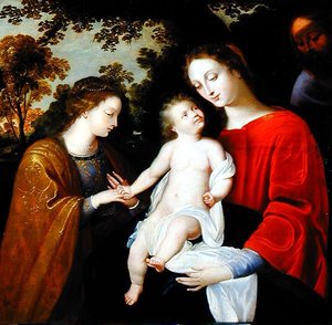 Het Mystieke Huwelijk van St. Catherine, ca.1625-50