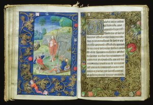 De Opstanding, miniatuur uit het Stafford Gebedenboek door Flemish School