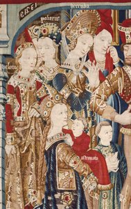 De Trojaanse Oorlog: Achilles Tent. ca. 1470 (wandtapijt)