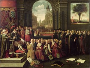 De Tirannie van de Hertog van Alba door Flemish School