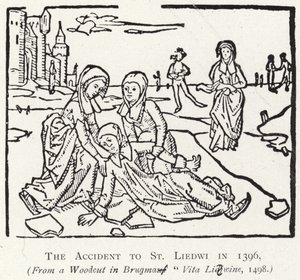 Het ongeluk van St. Liedwi in 1396