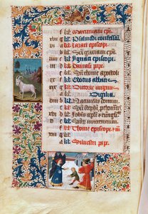 V.25-3 Fol.12v De maand december door Flemish School