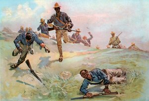 Troep C, Negende U.S. Cavalerie, Kapitein, leidend de aanval bij San Juan