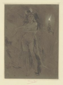 De wraak van een vrouw door Félicien Rops