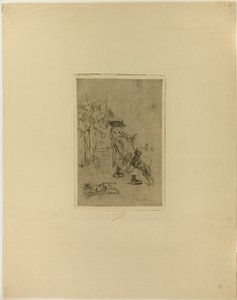 Thee Drinken door Félicien Rops